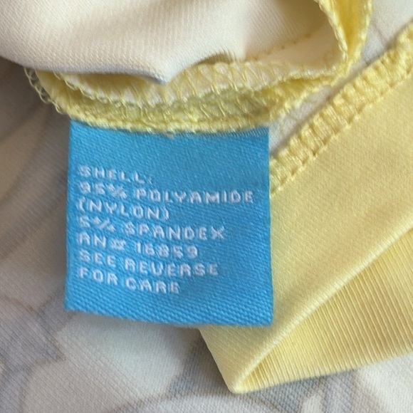 Women’s J. McLaughlin Yellow & Gray Chain Print Side Zipper Skirt Size 6 - Picture 9 of 9